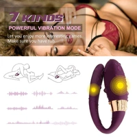 U Shape G-Spot Wireless Vibrator Rechargeable - Silicone, Ripe Plum