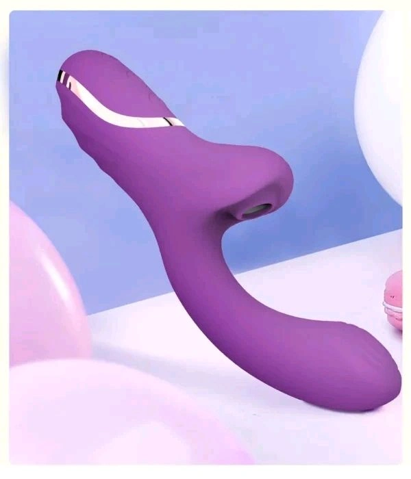 G-spot Clitoral Sucking Rabbit Vibrator - Silicone+ Abs, Pink Flamingo