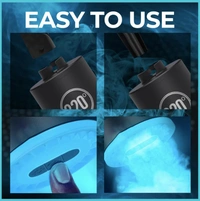 320 Electric Hookah Pump - 1300 mAh Rechargeable Battery with LED Light - Universal Shisha Starter Kit Helper