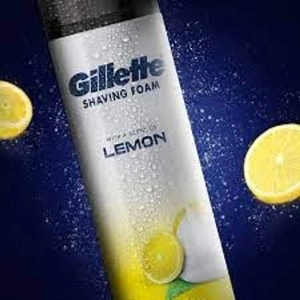 Gillette Classic Lemon Lime Pre Shave Foam - 196 g