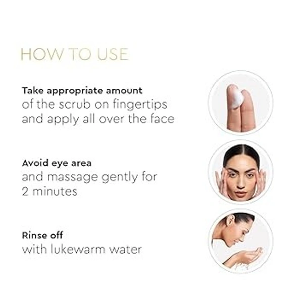 VLCC Clinic Cellulosic Peeling Face Scrub - 100g | Skin Smoothening Peeling Scrub | Weekly Exfoliation | Removes Dead Skin Cells and Excess Oil | Soft, Smooth & Clear Skin |