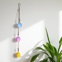 Minimalist Evil Eye Hanging | Handmade Good Luck Charm for Home & Office