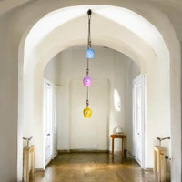 Minimalist Evil Eye Hanging | Handmade Good Luck Charm for Home & Office