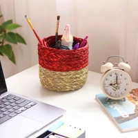 Eco-Friendly Handmade Sabai Grass Planter and Organizer - 12.7 cm, 12.7 cm, 12.7 cm