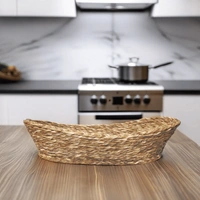 Eco-Friendly Sabai Grass Bread Basket - Handmade & Organic - 3 in, 6 in, 12 in