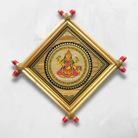 Goddess Laxmi and Lord Ganesh: Symbols of Prosperity and Wisdom - 0.5 in, 5 in, 5 in