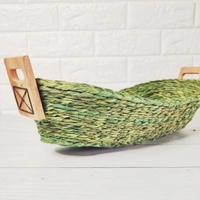 Handmade Sabai Grass Bread Basket - Eco-Friendly & Unique - 3 in, 6 in, 14 in