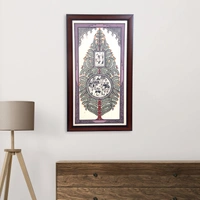 Hand-Printed Tree of Life & Saura Tribal Art - 0.5 in, 8 in, 17 in