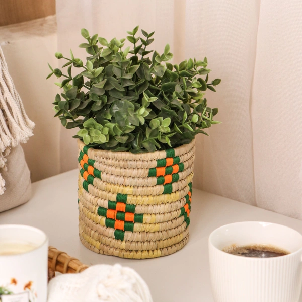 Multi-Use Sabai Grass Planter and Storage Organizer - 12.7 cm, 12.7 cm, 12.7 cm