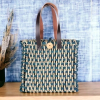 Sabai Grass Handbag/Lunch Bag - Sustainable Fashion