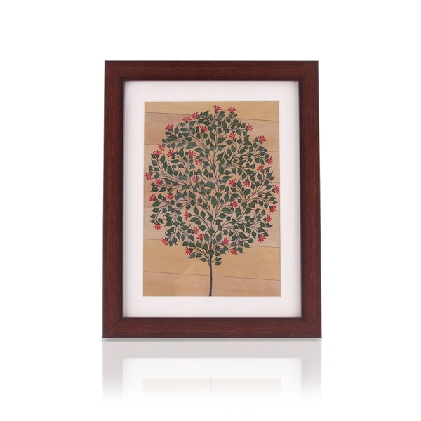 Tree of Life Palm Leaf Frame: A Gift of Nature - 0.5 in, 10 in, 10 in