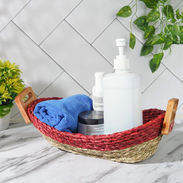 Unique Sabai Grass Bread Basket - Handmade & Eco-Friendly