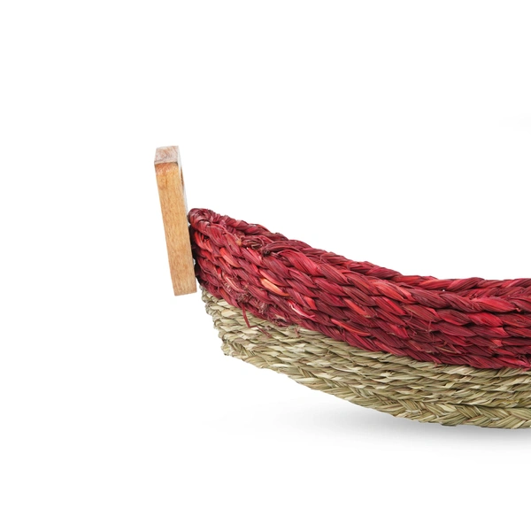 Unique Sabai Grass Bread Basket - Handmade & Eco-Friendly