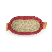 Unique Sabai Grass Bread Basket - Handmade & Eco-Friendly