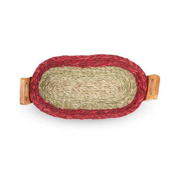 Unique Sabai Grass Bread Basket - Handmade & Eco-Friendly
