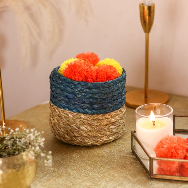 Versatile Sabai Grass Planter - Natural & Sustainable - 12.7 cm, 12.7 cm, 12.7 cm