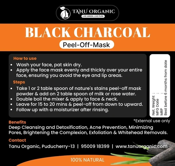 Charcoal Peel of Mask - 30g