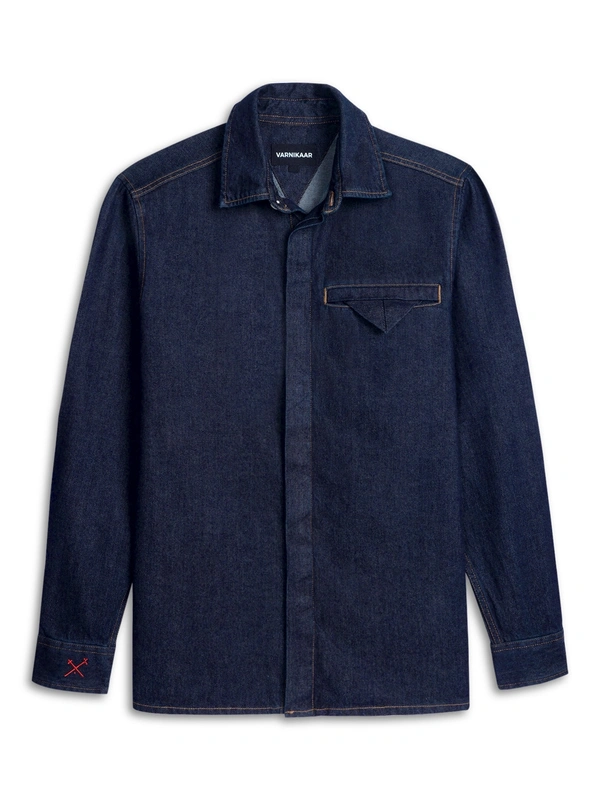 Light Indigo Craft Denim Shirt