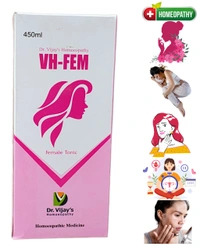 VH-FEM Female Tonic - 450ml Homeopathic Solution for Women's Health - 450ml
