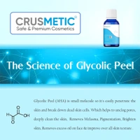 Crusmetic Glycolic Peel 70% - Exfoliate & Brighten Formula