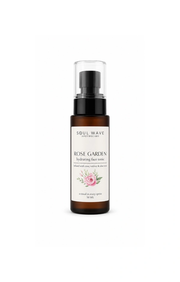 Rose Garden Hydrating Toner | Rose + Vetiver + Aloe Vera