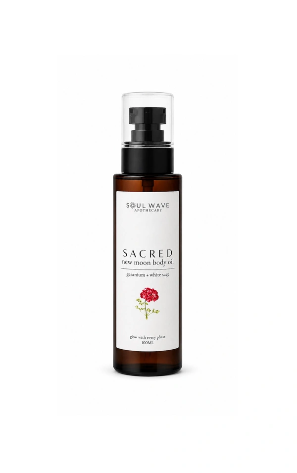 Sacred Body Oil | Sage + Geranium - 50ml