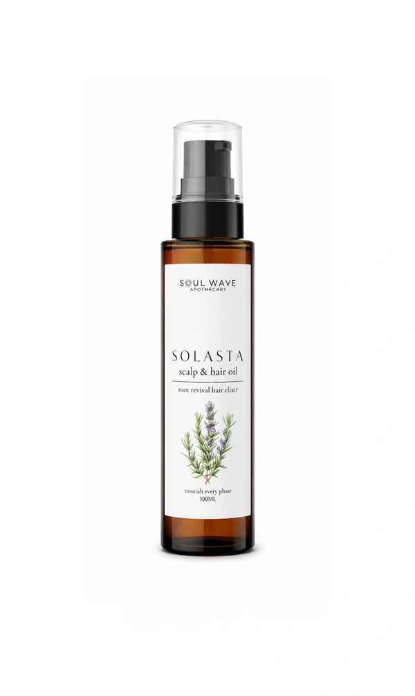 Solasta Scalp & Hair Oil | Rosemary + Cedar Wood - 100 ml