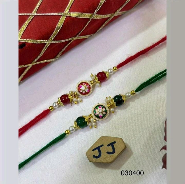 Meenkari Rakhi - Blue Stone