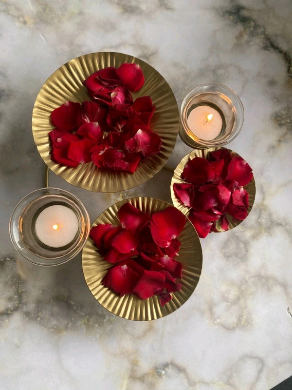 Leaf Votive Urli /candle Holder