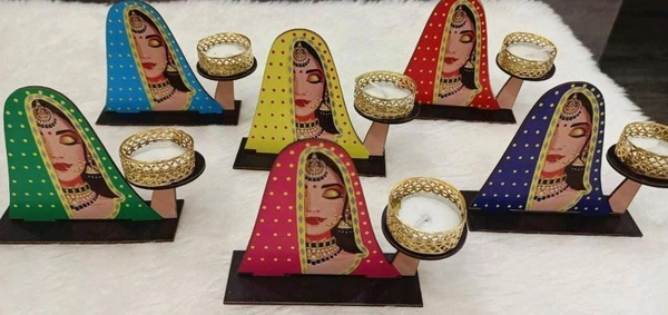 Glowing Lady tlight Holder