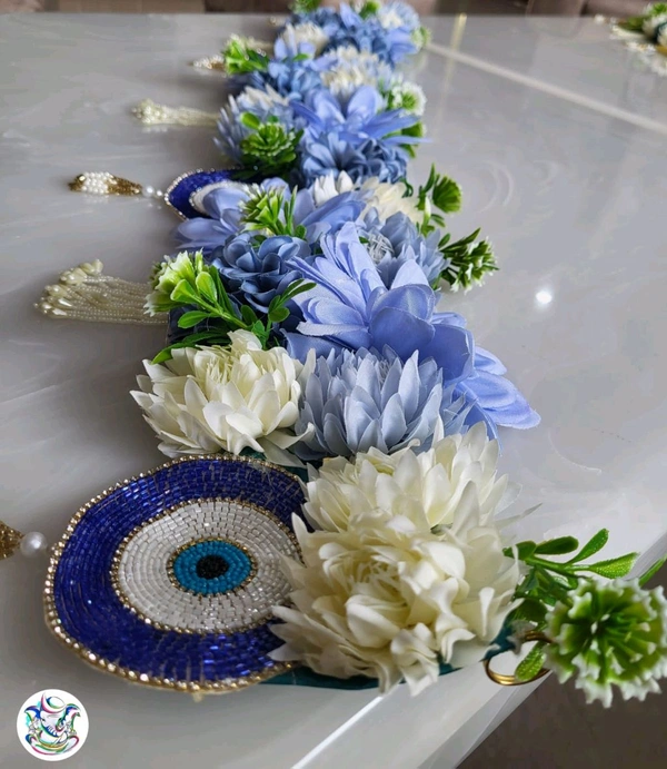 Floral Evil Eye Toran In 3 Colors