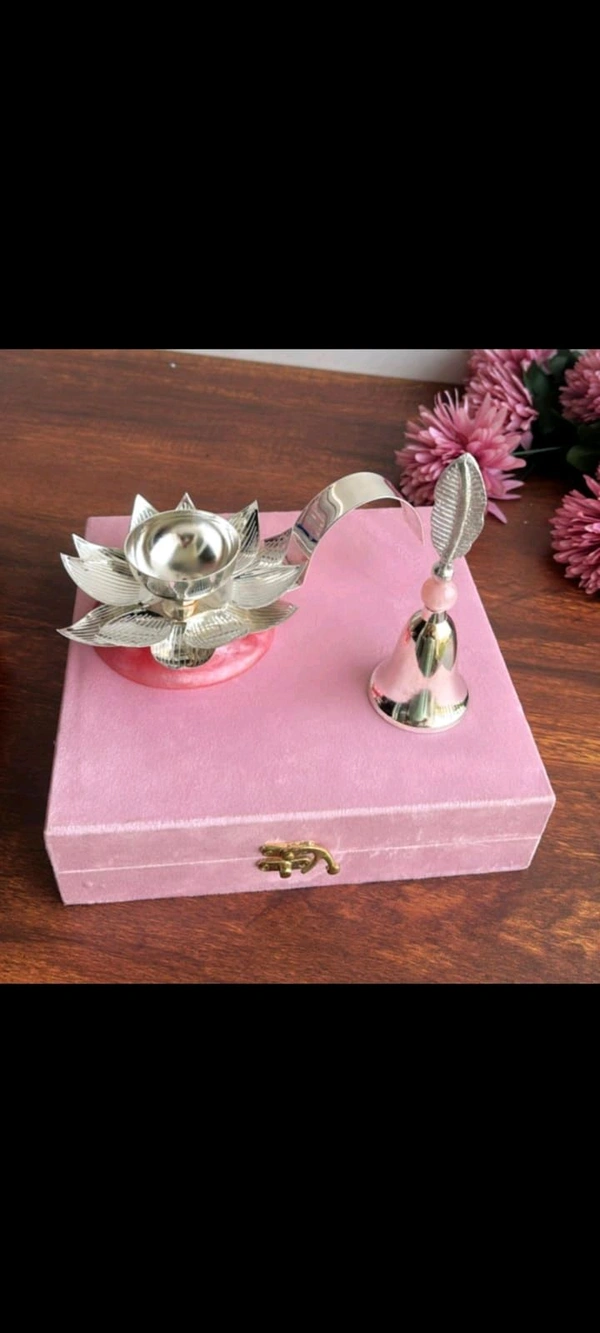 German Silver Pooja Gifting Combo