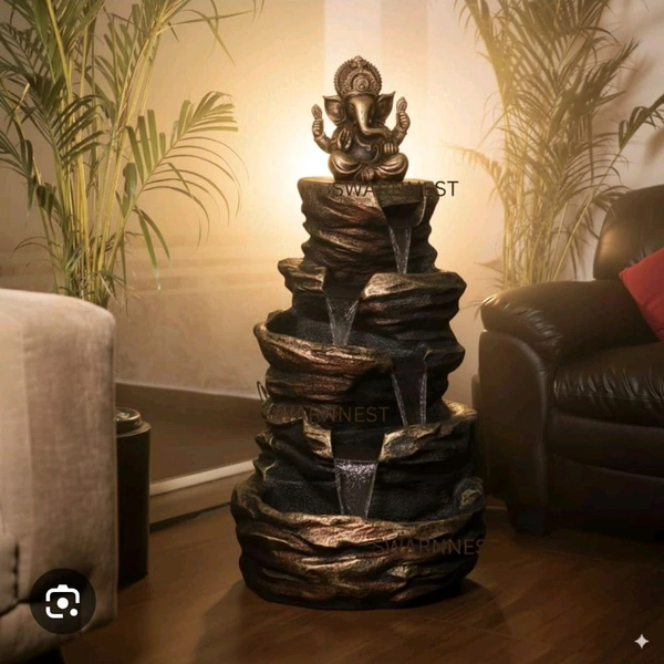 Lord Ganesh Multi Tiered Water Fountain