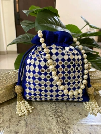 Stunning Mirror Potlis - Guardsman Red