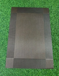 PVC Plastic Mats - Coffee