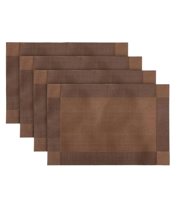PVC Plastic Mats - Coffee