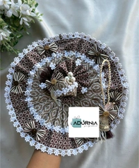 Premium Cotton Poshak For Ladoo Gopal - Size 4(8 inches)