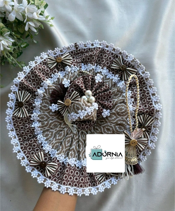 Premium Cotton Poshak For Ladoo Gopal - Size 6(12 inches)