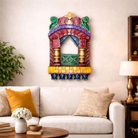 Vibrant Hand Painted Jharokha