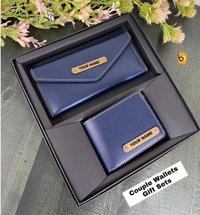 Ba* Customised Couple Wallet Gift Set - With name
