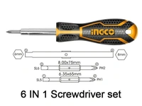 Screw driver 6 in 1 (card pack)
