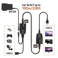 USB Extender 100Meter With Power