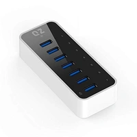 Usb hub 7 port (1 mtr) square