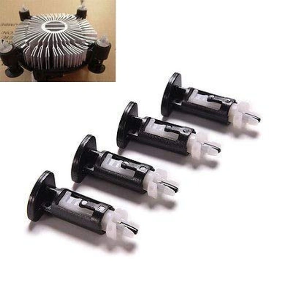 Fexy Mount Pin Mounting Clip for Intel Cooling Fan LGA 775 Socket