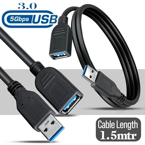 Usb printer BLACK 1.5m