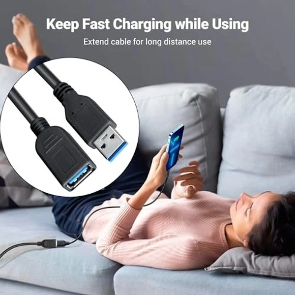 Usb printer BLACK 1.5m