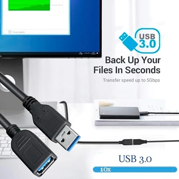 Usb printer BLACK 1.5m