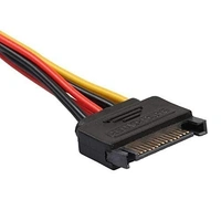 15 PIN sata Male to Female + 4 Pin