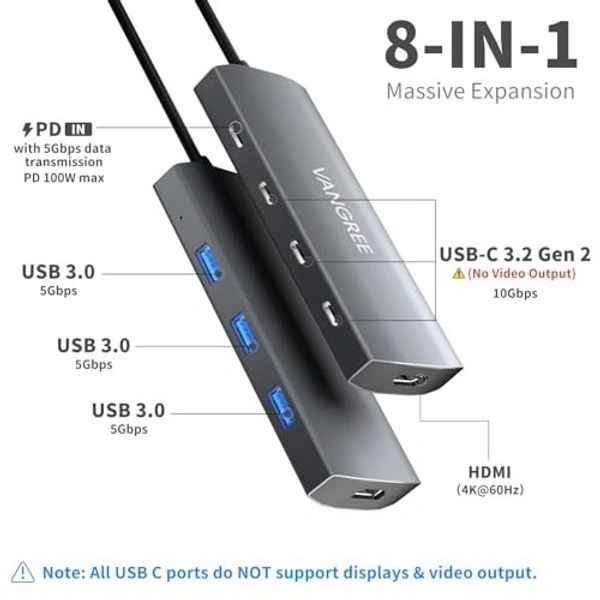 Type c hub combo (square) (3.0)