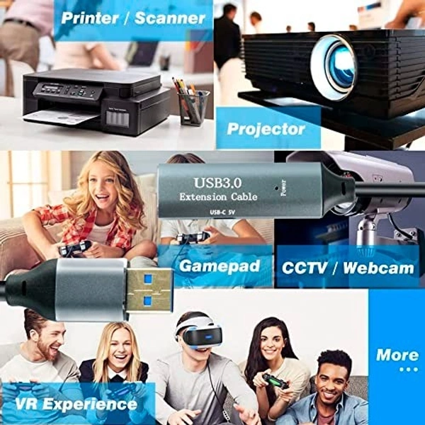 Usb 5 pin cable V3 ACTIVE with IC (10mtr